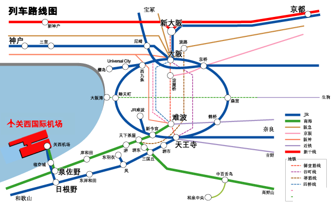 关西机机场交通攻略 关西机机场去京都怎么走